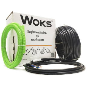 Нагревательный кабель Woks 20T / 105 м / 2065 Вт / 10.5 - 13.1 м²