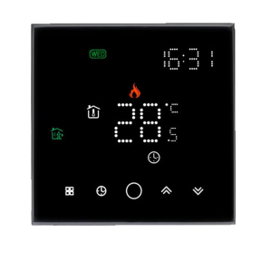 Программируемый терморегулятор EcoTerm Smart c Wi-Fi черный