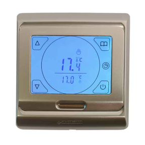 Сенсорный программированный терморегулятор IN-THERM E91.716 Silver / Серебристый
