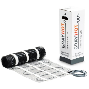 Кабельный мат GrayHot 150 / 0.6 м² / 92 Вт