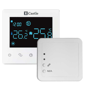 Терморегулятор програмируеммый для котла Castle Q5-RF с радиоканалом (Dry Contact)