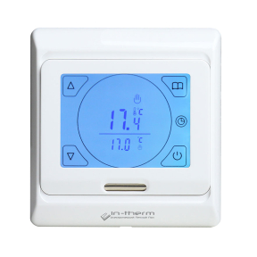 Сенсорный программированный терморегулятор IN-THERM E91.716 Белый