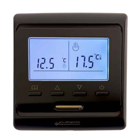 Программированный терморегулятор IN-THERM E51.716 Черный / матовый оттенок