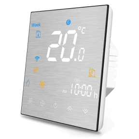 Терморегулятор PWT-003 Steel Wi-Fi программируемый, цвет серая сталь