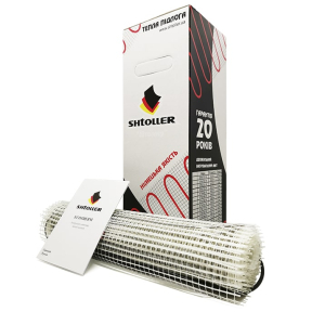 Мат электрический под плитку Shtoller Ecotherm 5 м² / 900 Вт