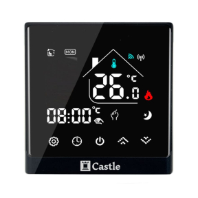 Программируемый терморегулятор Castle AC8400H Чёрный
