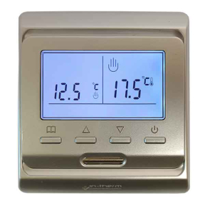 Программированный терморегулятор IN-THERM E51.716 Silver / Серебристый