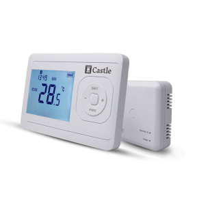 Терморегулятор програмируеммый для котла Castle AC8048G-RF с радиоканалом (Dry Contact)