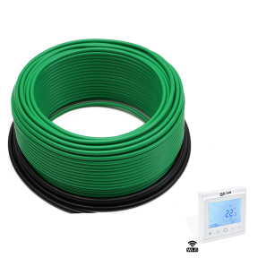 Комплект Нагрівальний кабель ThermoGreen CT20-1000W 50м + Терморегулятор BHT-002 (Wi-Fi)