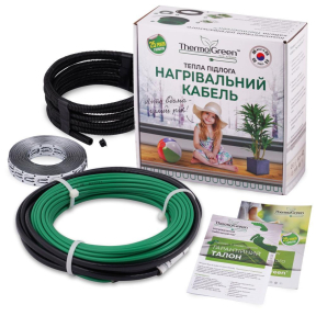 Комплект Нагрівальний кабель ThermoGreen CT20-1000W 50 м + Терморегулятор M5.16