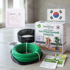 Комплект Нагрівальний кабель ThermoGreen CT20-1000W 50 м + Терморегулятор M5.16