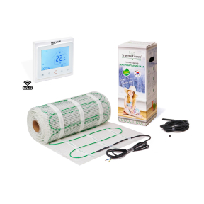 Комплект Кабельний мат ThermoGreen 0,5м2 + Терморегулятор BHT-002 (Wi-Fi)