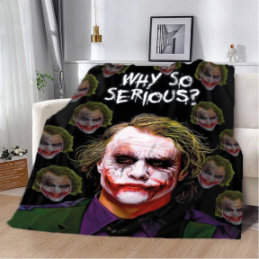 Плед 3D Джокер Why so serious? 20222402_B 11607 135х160 см