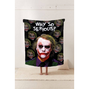 Плед 3D Джокер Why so serious? 20222402_B 11607 135х160 см