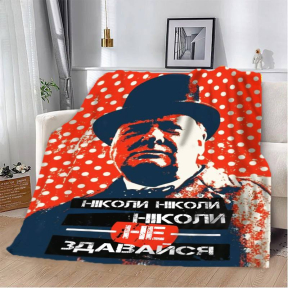 Плед 3D мотиваційний "Ніколи не здавайся" 2751_A 12848 160х200 см