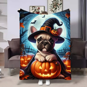 Плед 3D Halloween Dog 4198_A 17598 160х200 см Плед 3D Halloween Dog 4198_A 17598 160х200 см