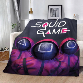 Плед 3D Гра в кальмара SQUID GAME 20222462_A 12297 160х200 см