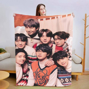Плед 3D новорічний Зимовий BTS №2 3182_A 15381 160х200 см