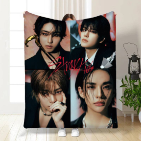Плед 3D Stray Kids Колаж 4060_A 17099 160х200 см