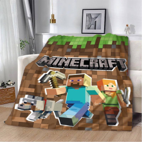 Плед 3D Світ MINECRAFT 20222450_B 12262 135х160 см Плед 3D Світ MINECRAFT 20222450_B 12262 135х160 см