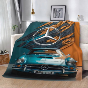 Плед 3D Mercedes-Benz 2678_A 12643 160х200 см