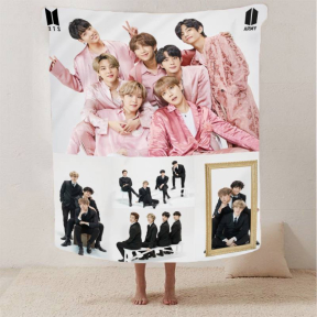 Плед 3D BTS №3 2912_B 13293 135х160 см