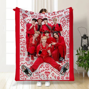 Плед 3D Stray Kids №6 3377_B 15794 135х160 см