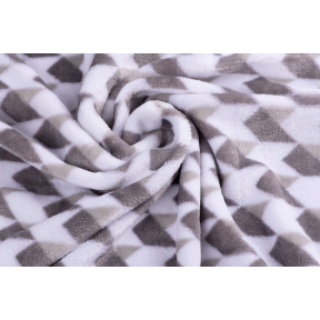 Плед Ardesto Flannel геометрия ART-0104-PB 160х200 см серый